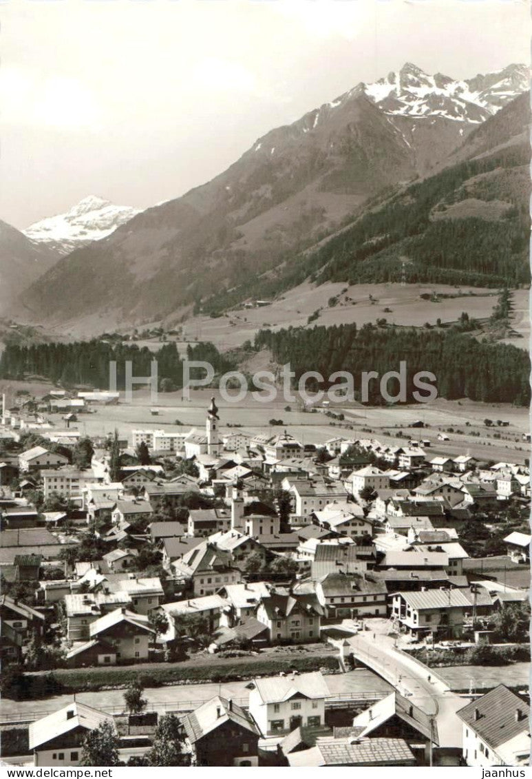 Mittersill g. d. Felbertal u. Pihaper - town - alpine valley - mountains - 34910 - old postcard - Austria - unused - JH Postcards