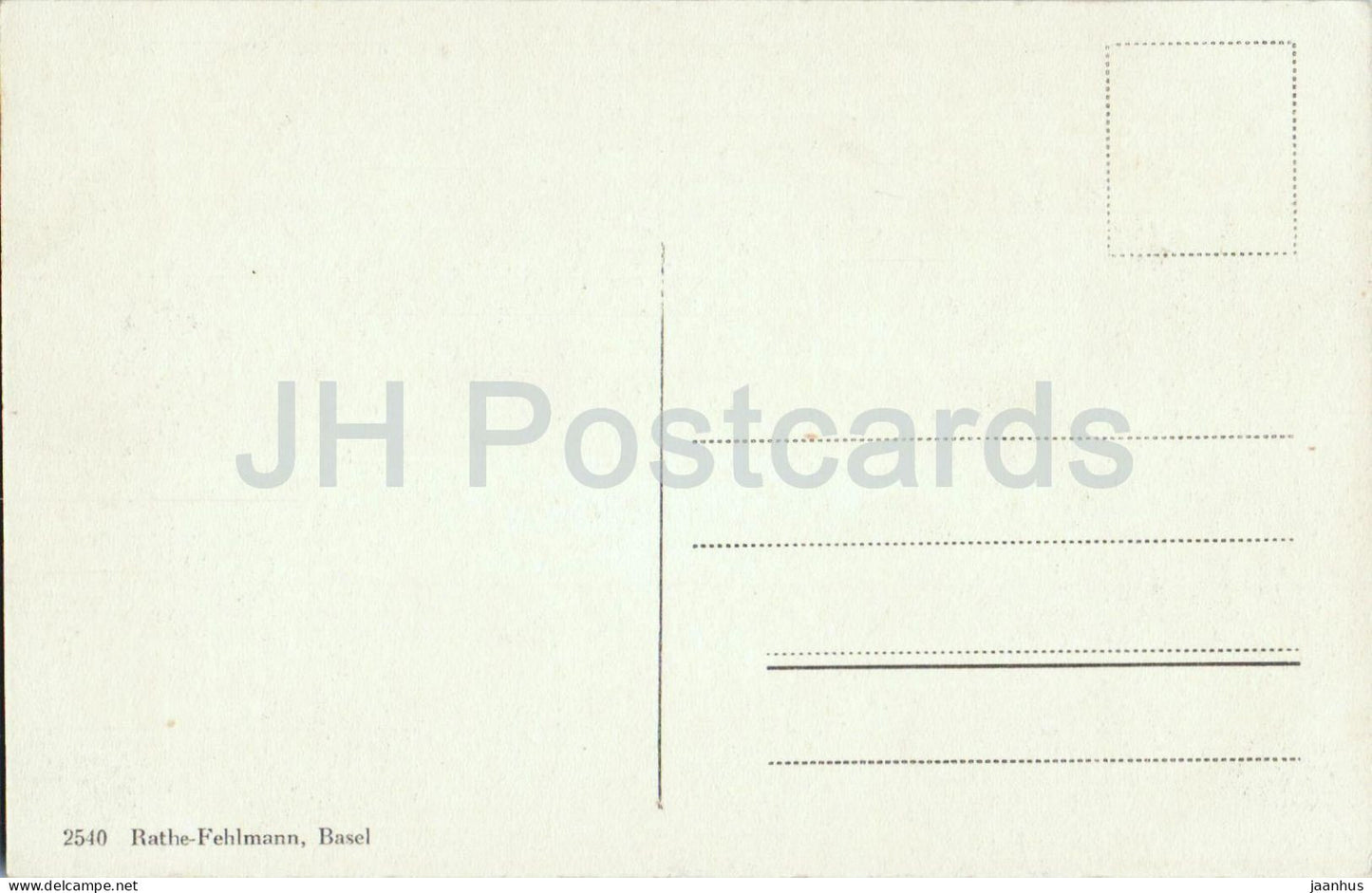 Basel mit Wettsteinbrucke - bridge - 2540 - old postcard - Switzerland - unused