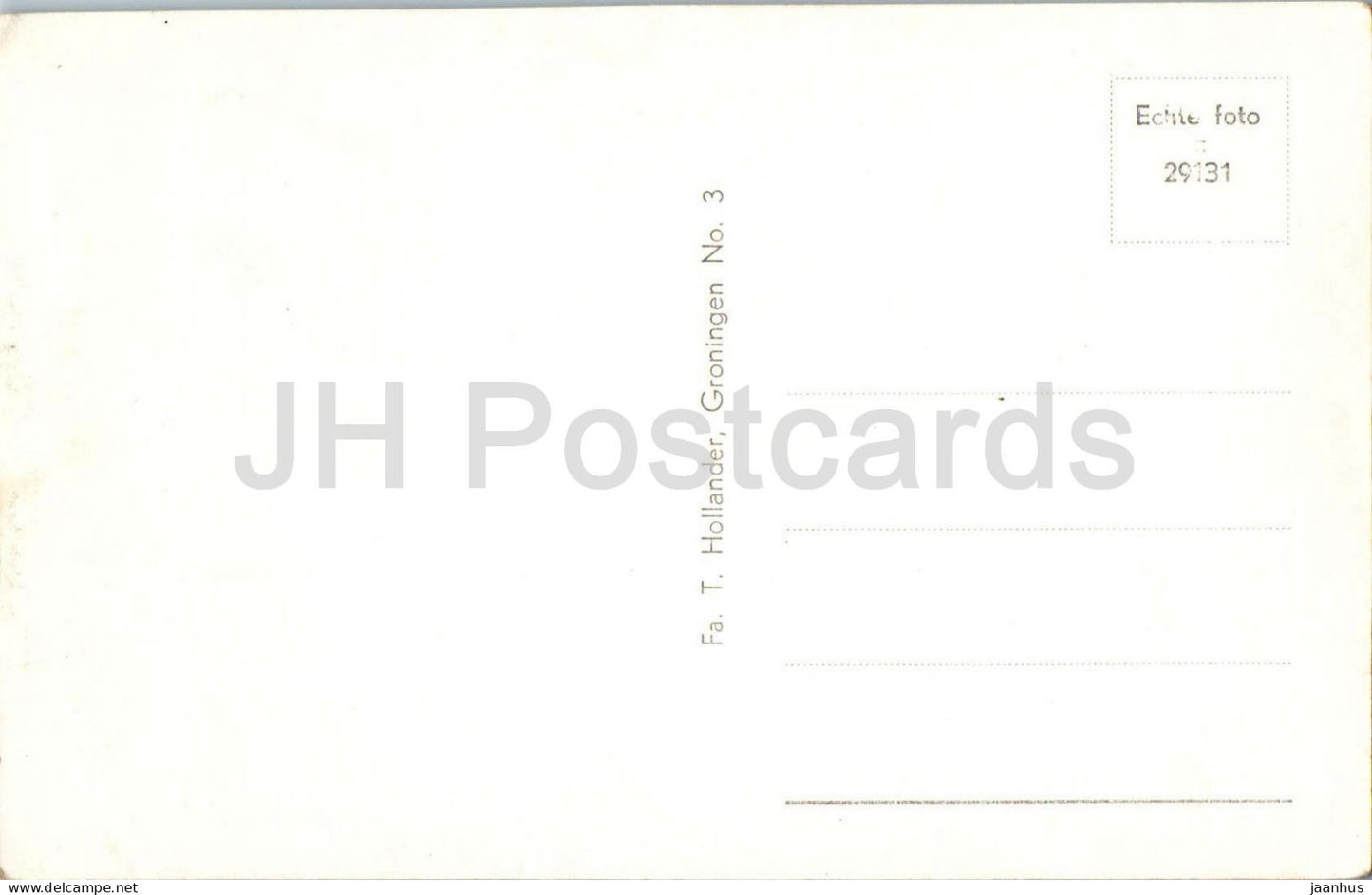 Groeten uit Groningen - Greetings from Groningen - Academy City Hall - old postcard - 1950s - Netherlands - unused