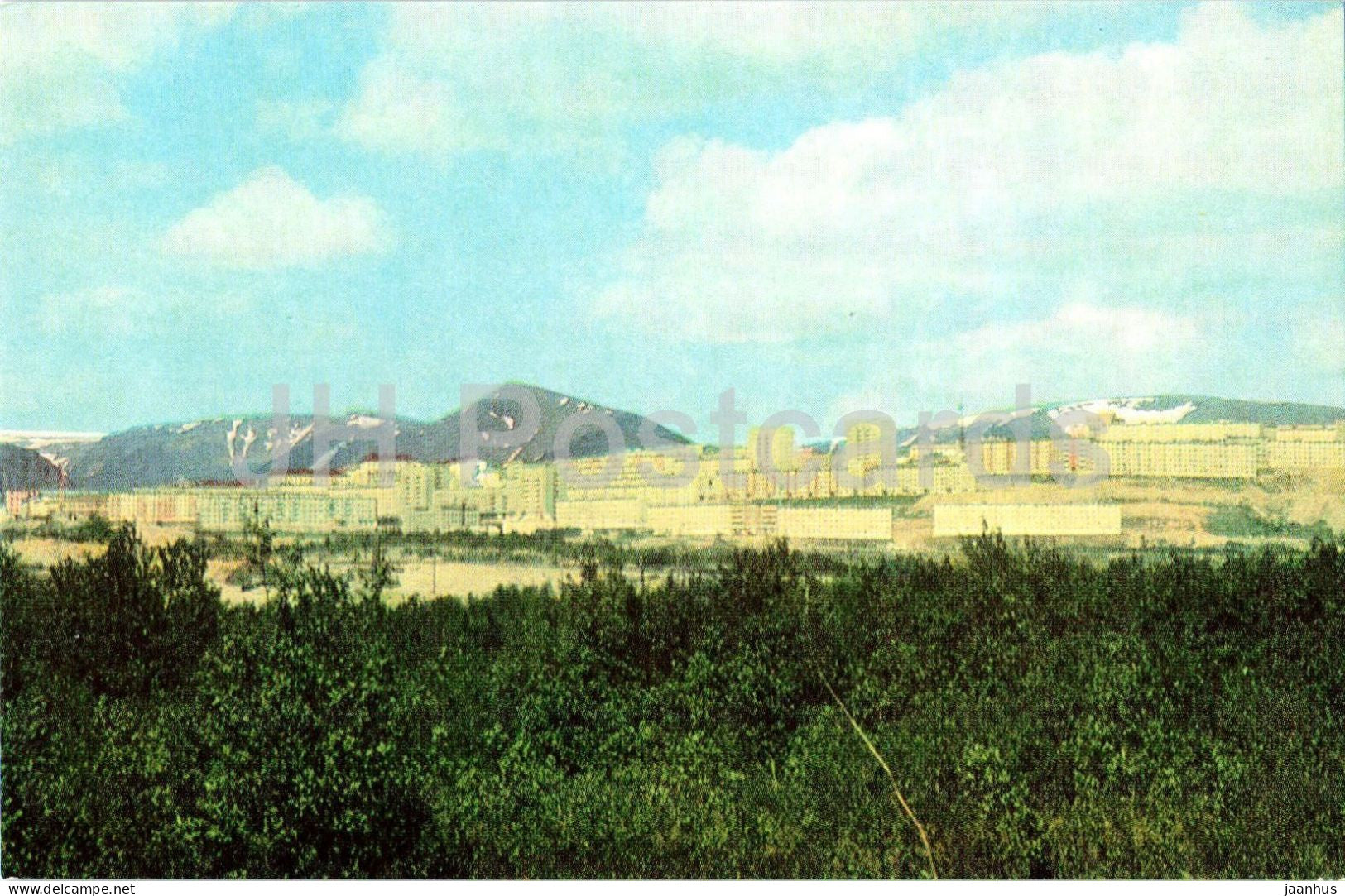 Kirovsk - general city view - 1977 - Russia - USSR - unused - JH Postcards