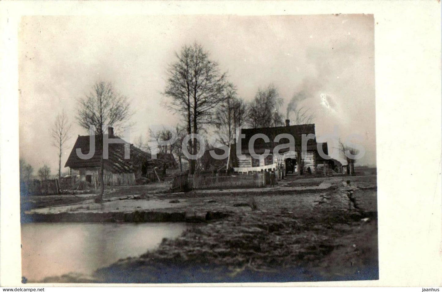 Galizien - Galicia - farmhouse Ostfront Feldpost - military mail - 2  WWI photo old postcard - 1910s - Austria - unused - JH Postcards