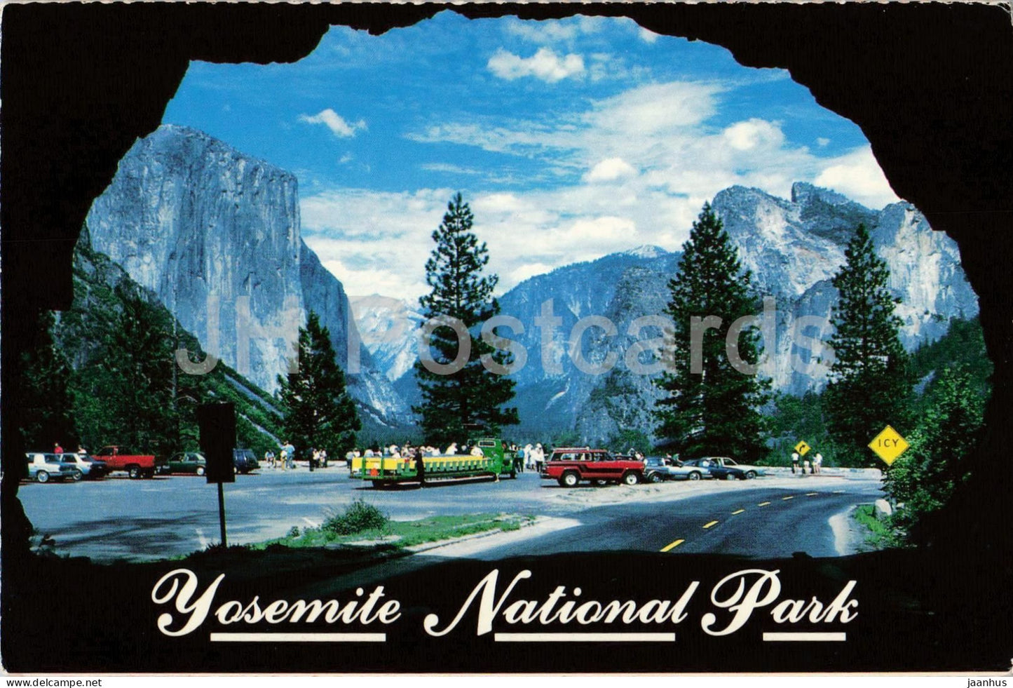 Yosemite National Park - Wawona Tunnel - California - car - 1994 - USA - used - JH Postcards