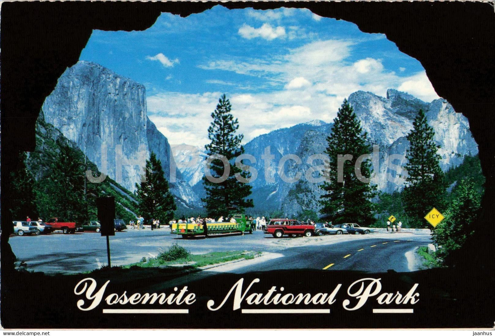 Yosemite National Park - Wawona Tunnel - California - car - 1994 - USA - used - JH Postcards