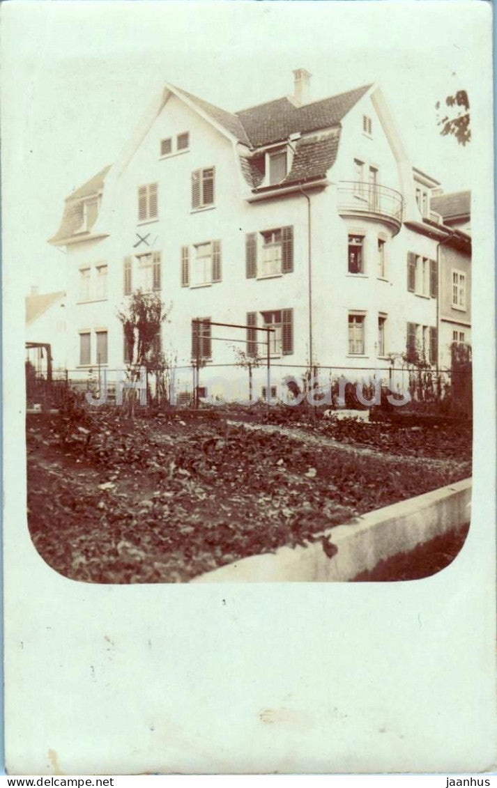 Winterthur - real photo - house - old postcard - 1916 - Switzerland - used - JH Postcards