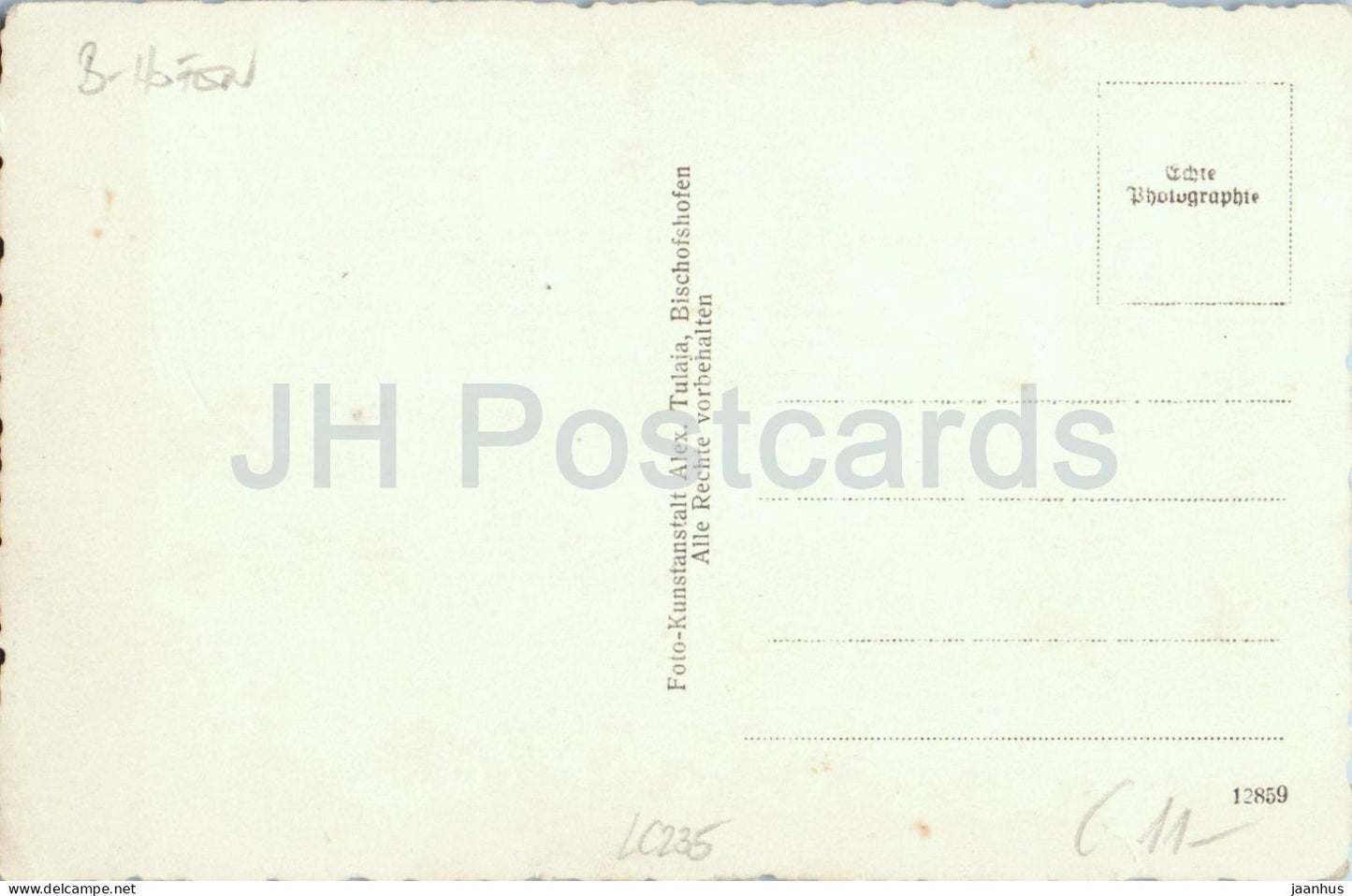 Bischofshofen - Gasthaus und Fleischhauerei zum Metzgerwirt 1901 - men - photo - old postcard - 1930s - Austria - unused