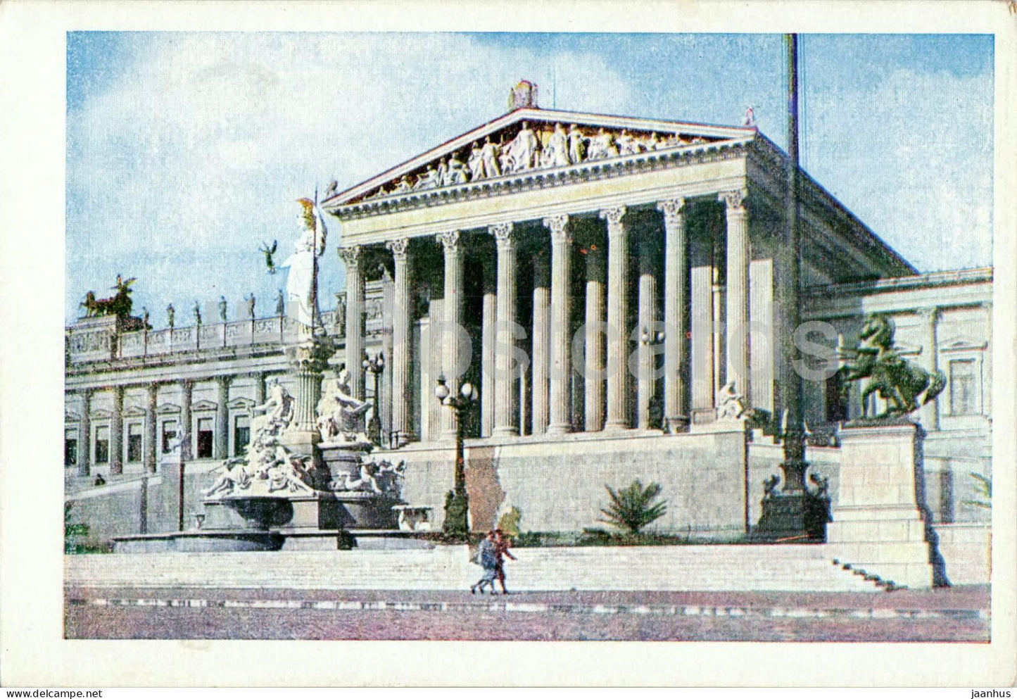 Wien - Vienna - Parlament - Parliament - 2748 - old postcard - Austria - unused - JH Postcards