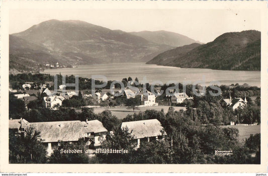 Seeboden am Millstattersee - lake - village - mountains - 631/195 - 1939 - Austria - used - JH Postcards