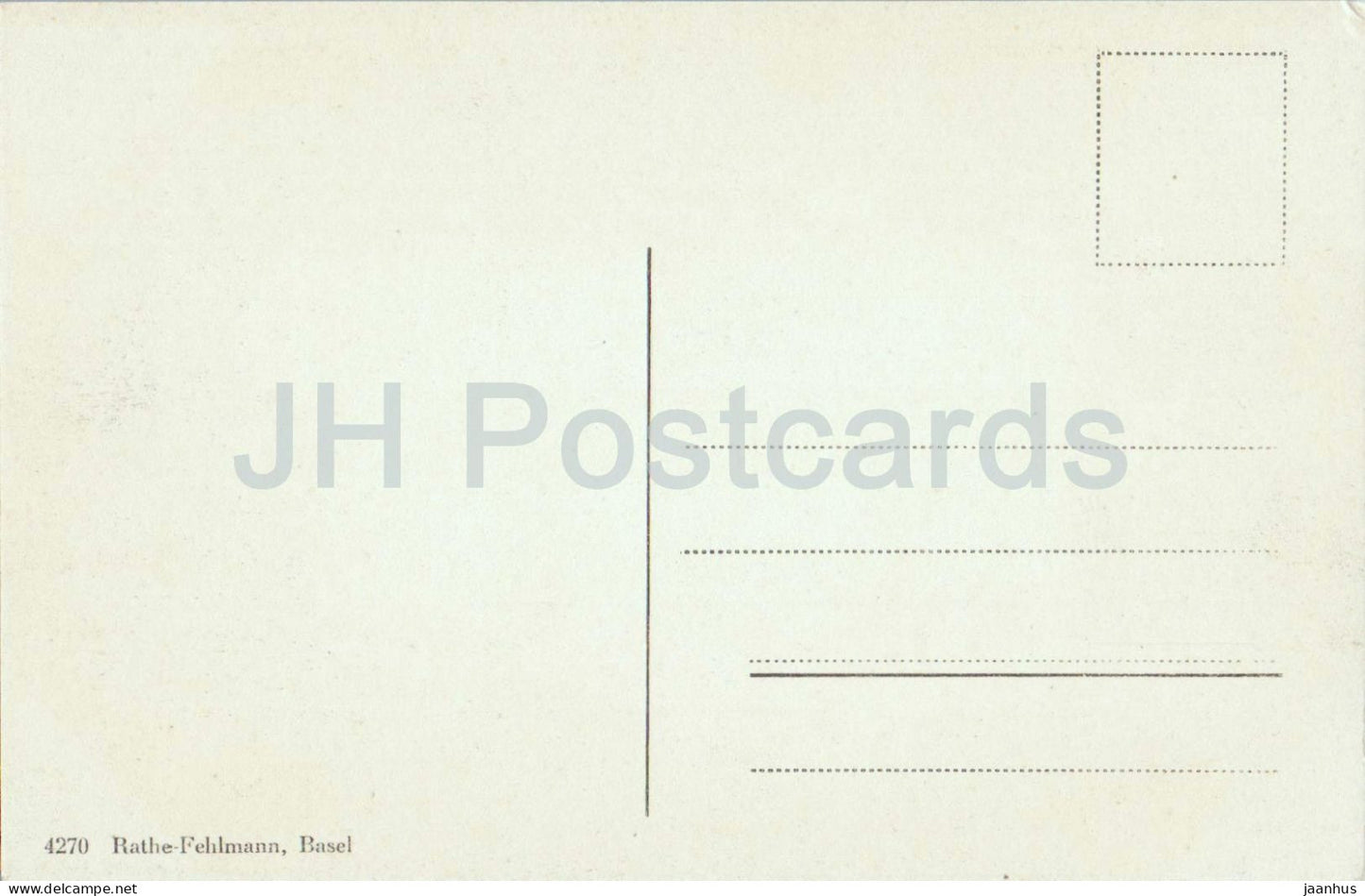 Basel - Mittlere Rheinbrucke - bridge - 4270 - old postcard - Switzerland - unused