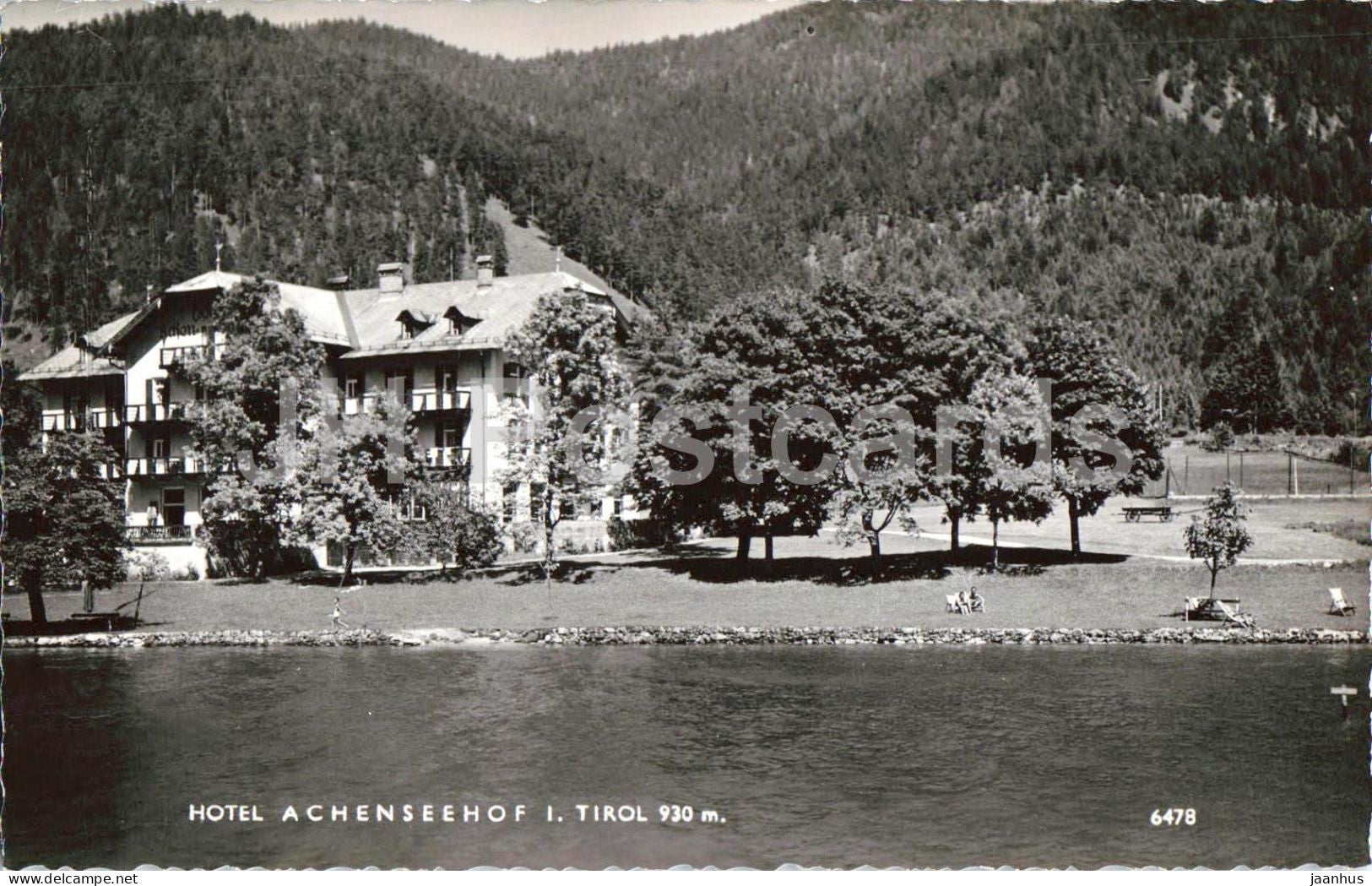 Hotel Achenseehof i. Tirol 930 m - 6478 - old postcard - 1959 - Austria - used - JH Postcards