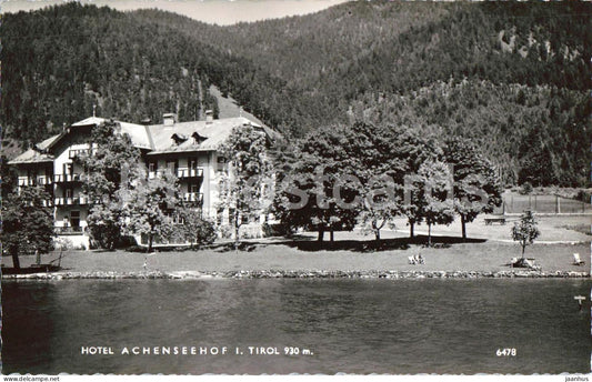 Hotel Achenseehof i. Tirol 930 m - 6478 - old postcard - 1959 - Austria - used - JH Postcards