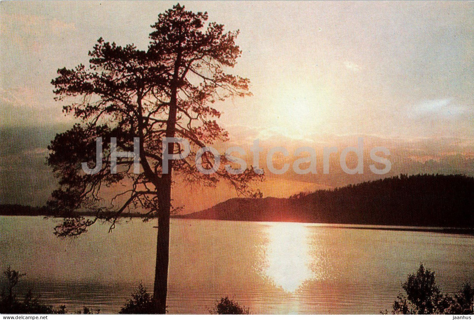 Kirovsk - Lake Imandra - landscape - 1977 - Russia - USSR - unused - JH Postcards