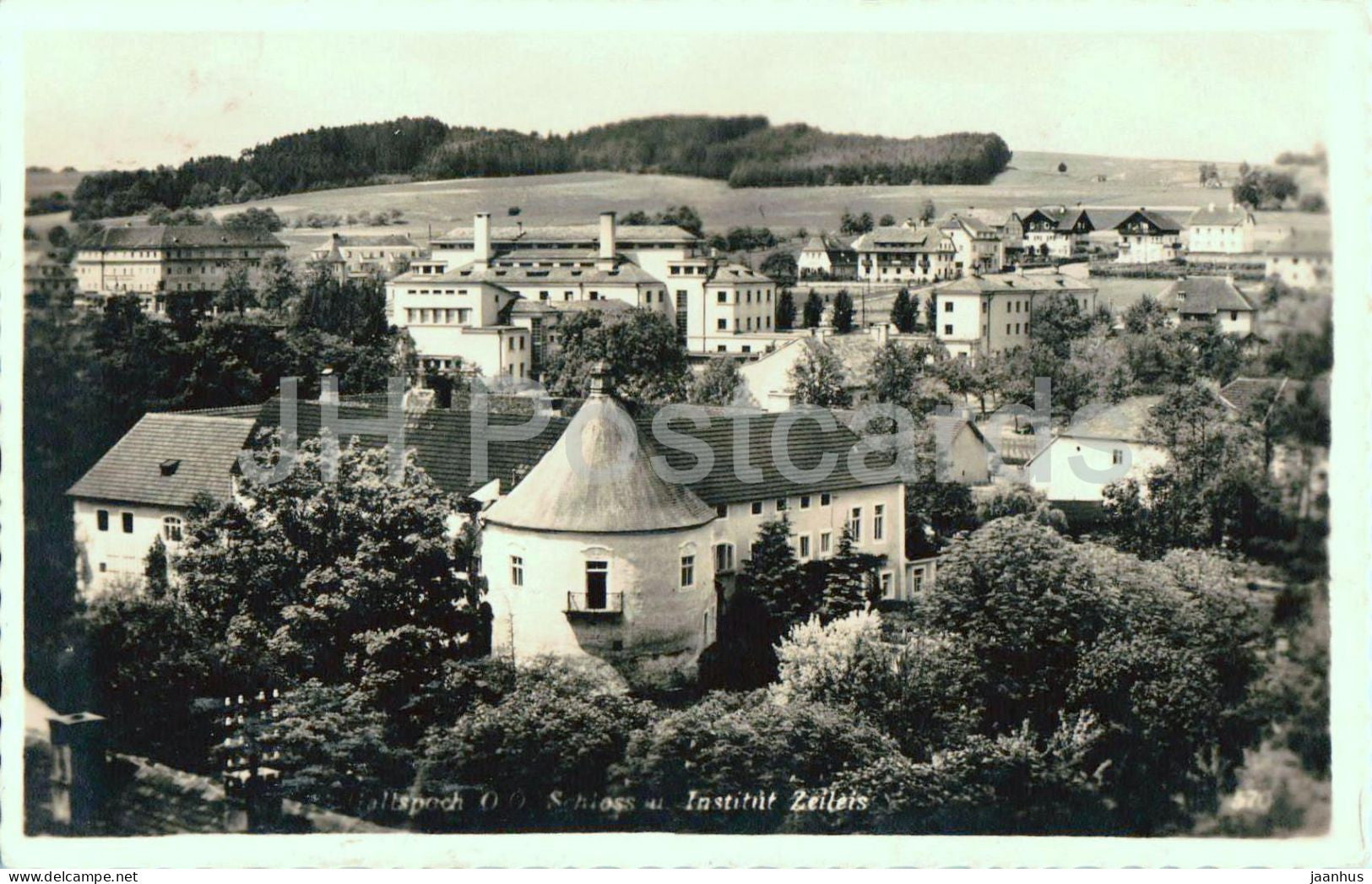Gallspach - Schloss u. Institut Zeileis - Castle and Zeileis Institute - old postcard - 1942 - Austria - used - JH Postcards