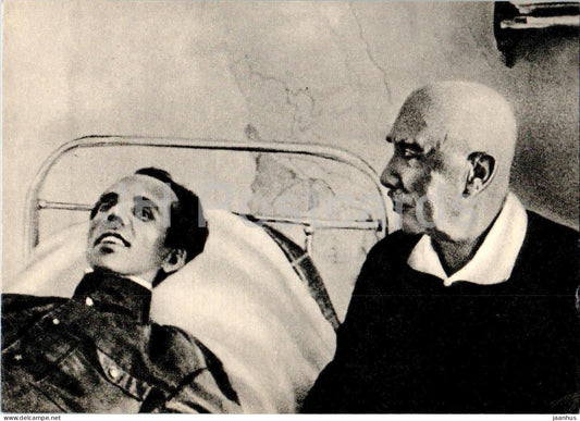 Soviet writer Nikolai Ostrovsky museum - Alexander Serafimovich - 1974 - Russia USSR - unused - JH Postcards