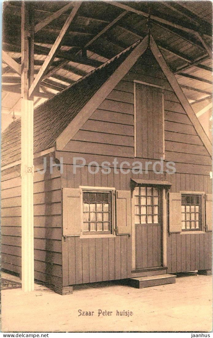 Zaandam  - Zsaar Peter huisje - Tsar Peter House - old postcard - Netherlands - unused - JH Postcards