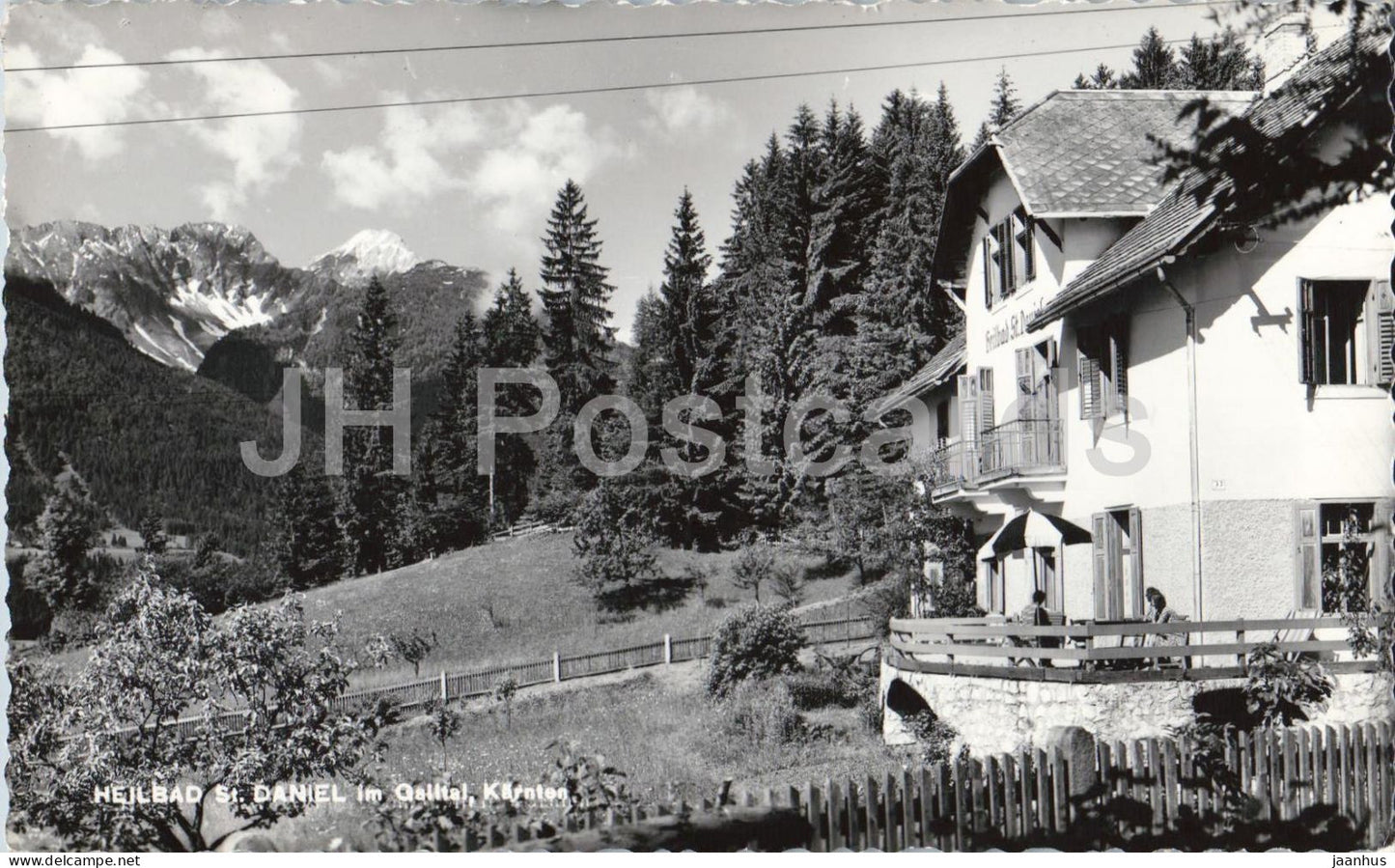 Heilbad St. Daniel im Gailtal - Karnten - village - mountains - 1966 - Austria - used - JH Postcards