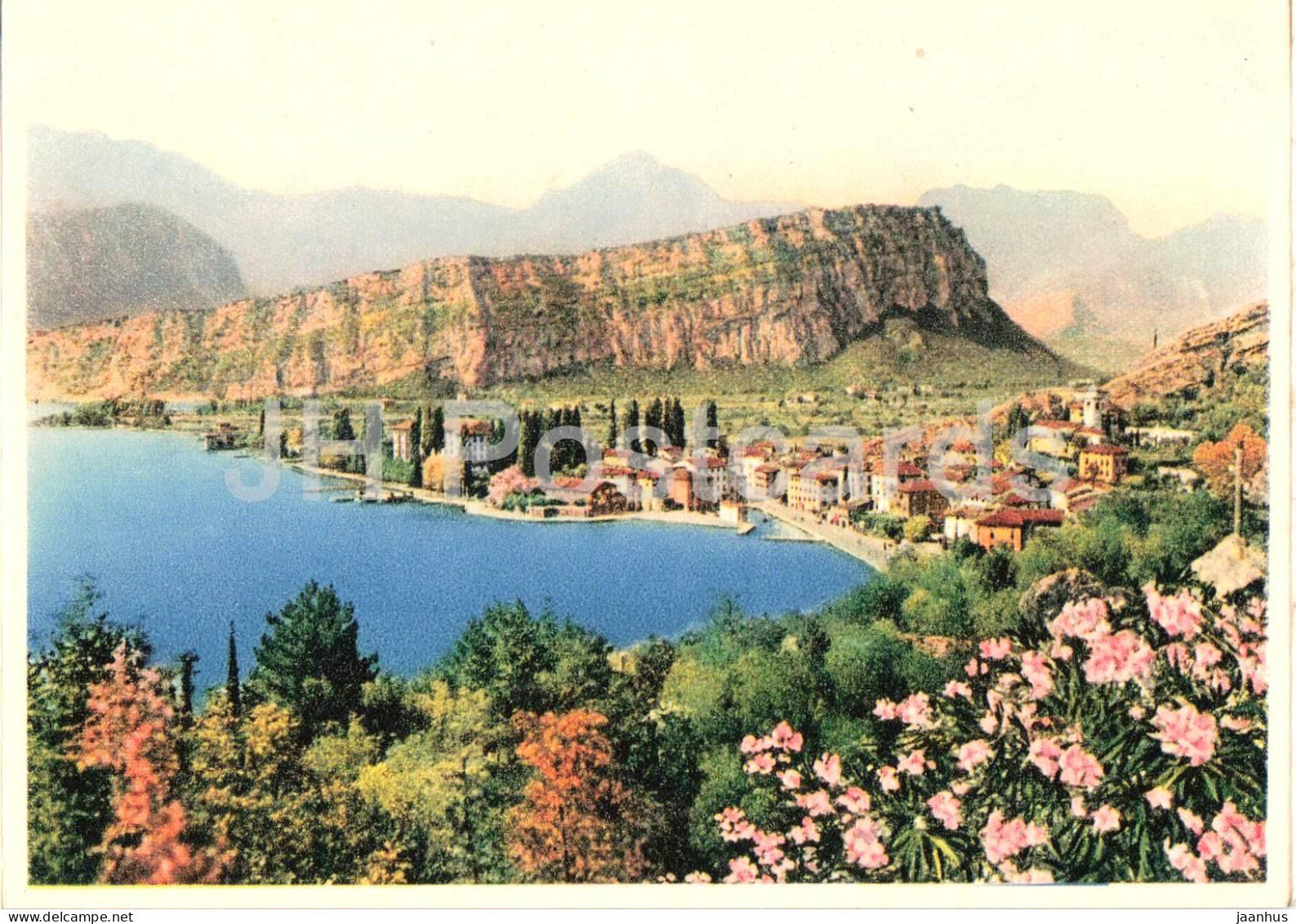 Lago di Garda - Torbole - panoramic view with village - old postcard - Italy - unused - JH Postcards
