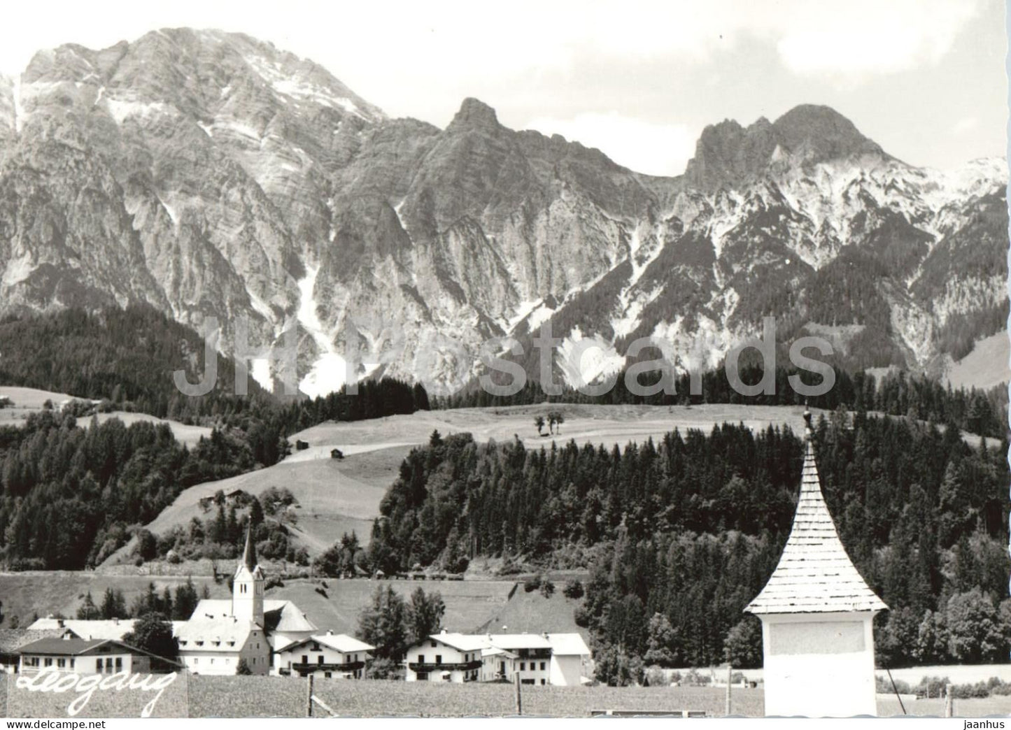 Leogang - Saalbach Hinterglemm Panorama Hoehenluftkurort Leoganger Steinberge - 1965 - Austria - used - JH Postcards