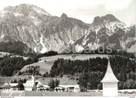 Leogang - Saalbach Hinterglemm Panorama Hoehenluftkurort Leoganger Steinberge - 1965 - Austria - used - JH Postcards