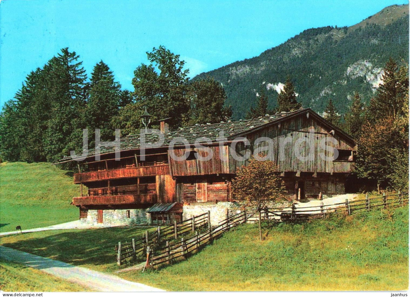 Museum Tiroler Bauernhofe Kramsach - Tirol - Hacklerhof aus Alpbach - farmhouse - museum - 1994 - Austria - used - JH Postcards
