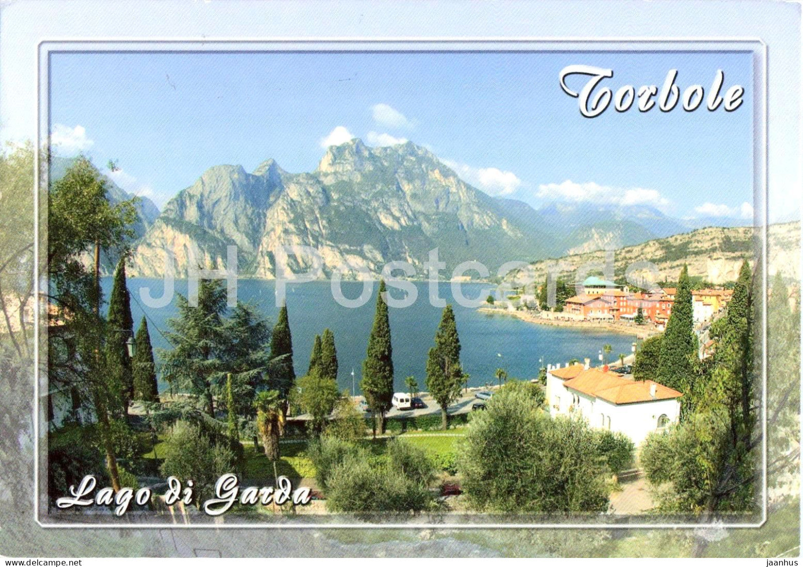 Torbole - Lago di Garda - Gardasee - lakeside town - panorama - Alps - 2018 - Italy - used - JH Postcards