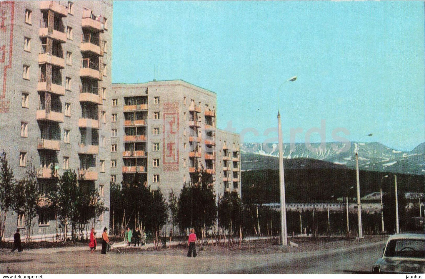 Apatity - new residential district - 1977 - Russia - USSR - unused - JH Postcards