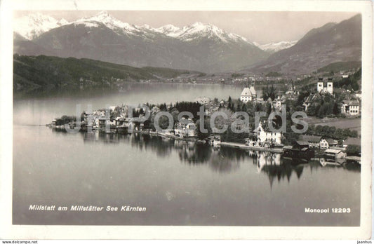 Millstatt am Millstatter See - 12293 - old postcard - 1930s - Austria - used - JH Postcards