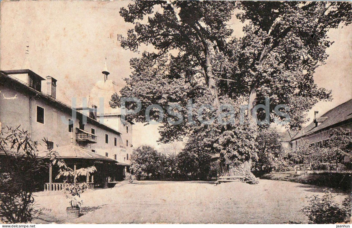 Millstatt am See - Karnten - 500 jahrige Linde - old postcard - 1912 - Austria - unused - JH Postcards