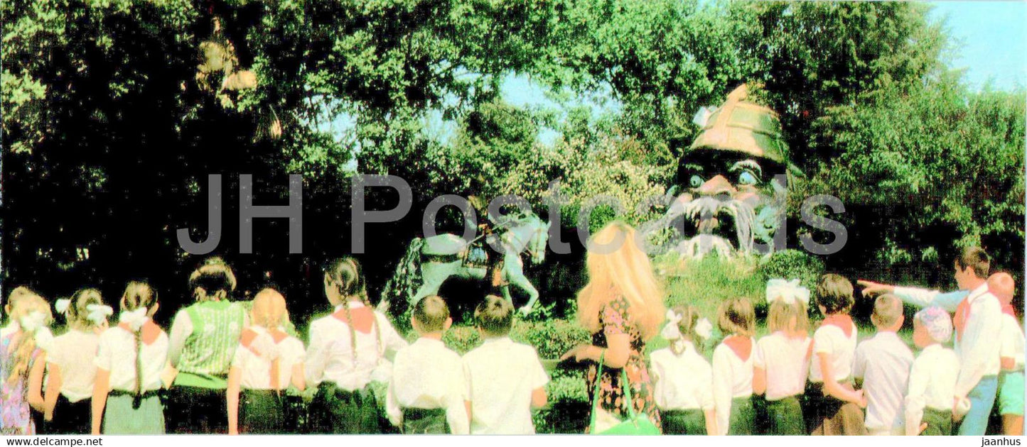 Simferopol - corner of fairy tales at the city park for children - pioneers - Crimea - 1978 - Ukraine USSR - unused - JH Postcards