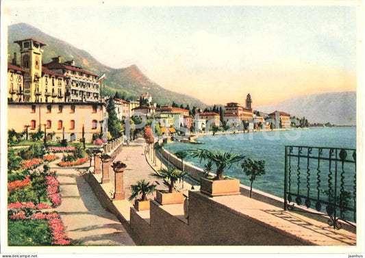 Lago di Garda - Gardone Riviera - old postcard - Italy - unused - JH Postcards