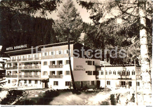 Madonna di Campiglio - Dolomiti di Brenta m. 1550 - Hotel Bonapace - Trento - old postcard - 1958 - Italy - used - JH Postcards