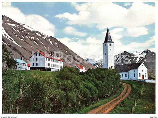 Holar - Formerly the See of the Bishop of North Iceland - church - Iceland - unused - JH Postcards