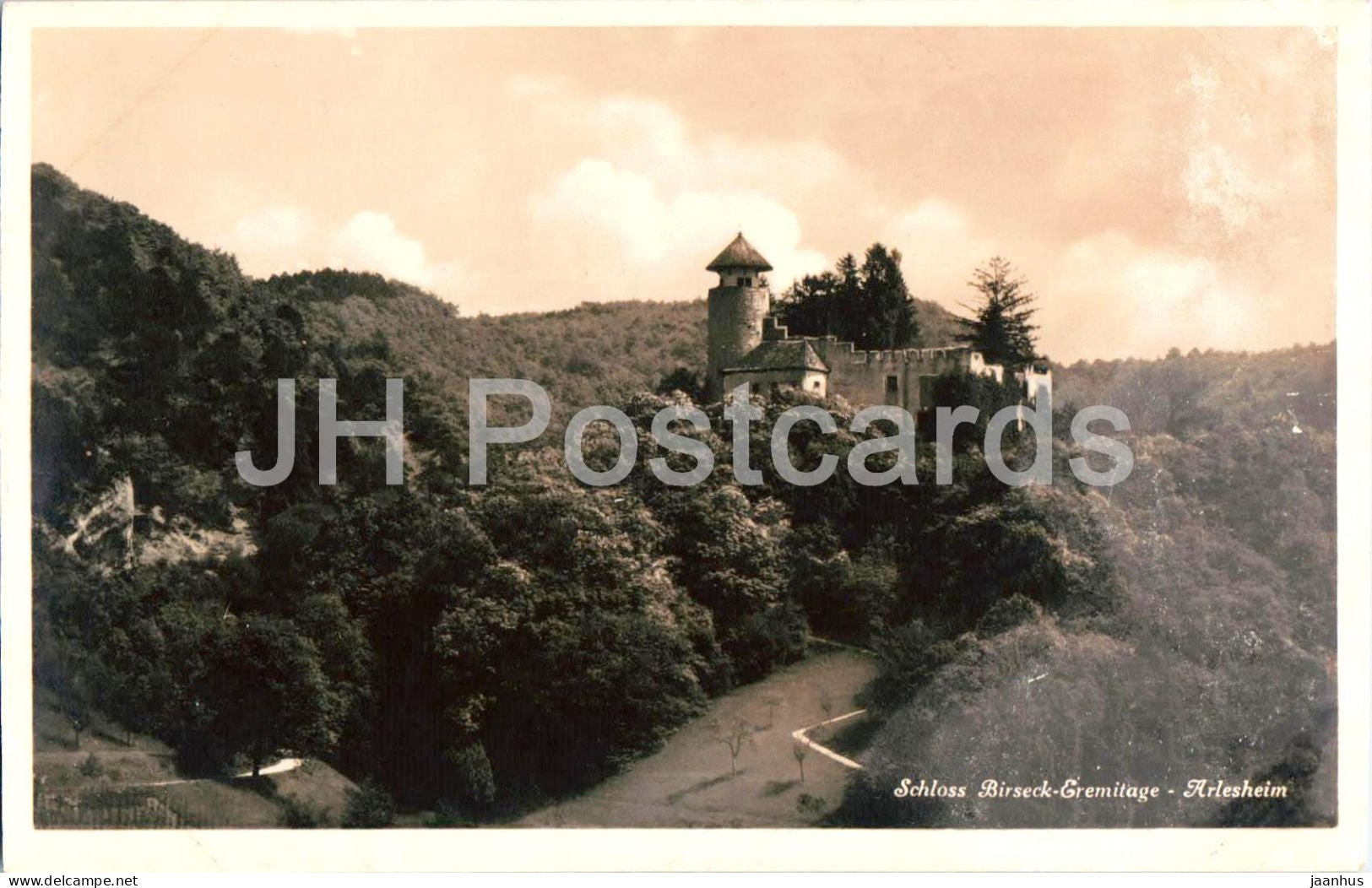 Schloss Birseck Eremitage - Arlesheim - castle - 4322 - old postcard - Switzerland - used - JH Postcards