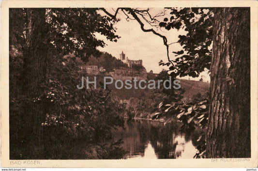 Bad Kosen - Die Rudelsburg - old postcard - Germany - used - JH Postcards