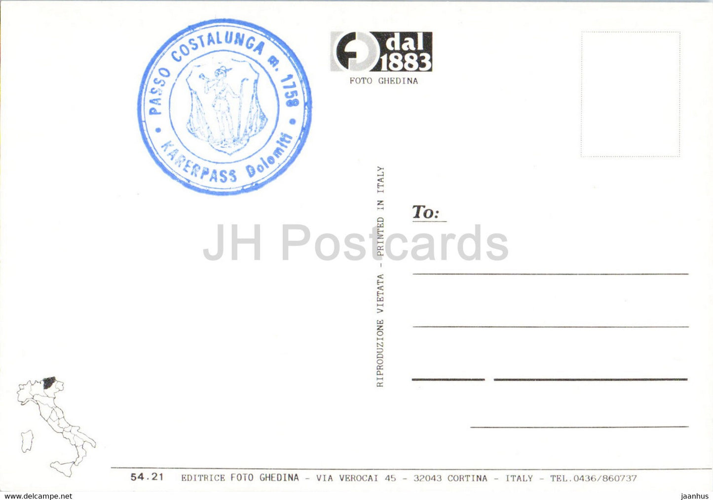 Rif Vajolet Hutte - Dolomiti - Gruppo del Catinaccio - Italy - unused