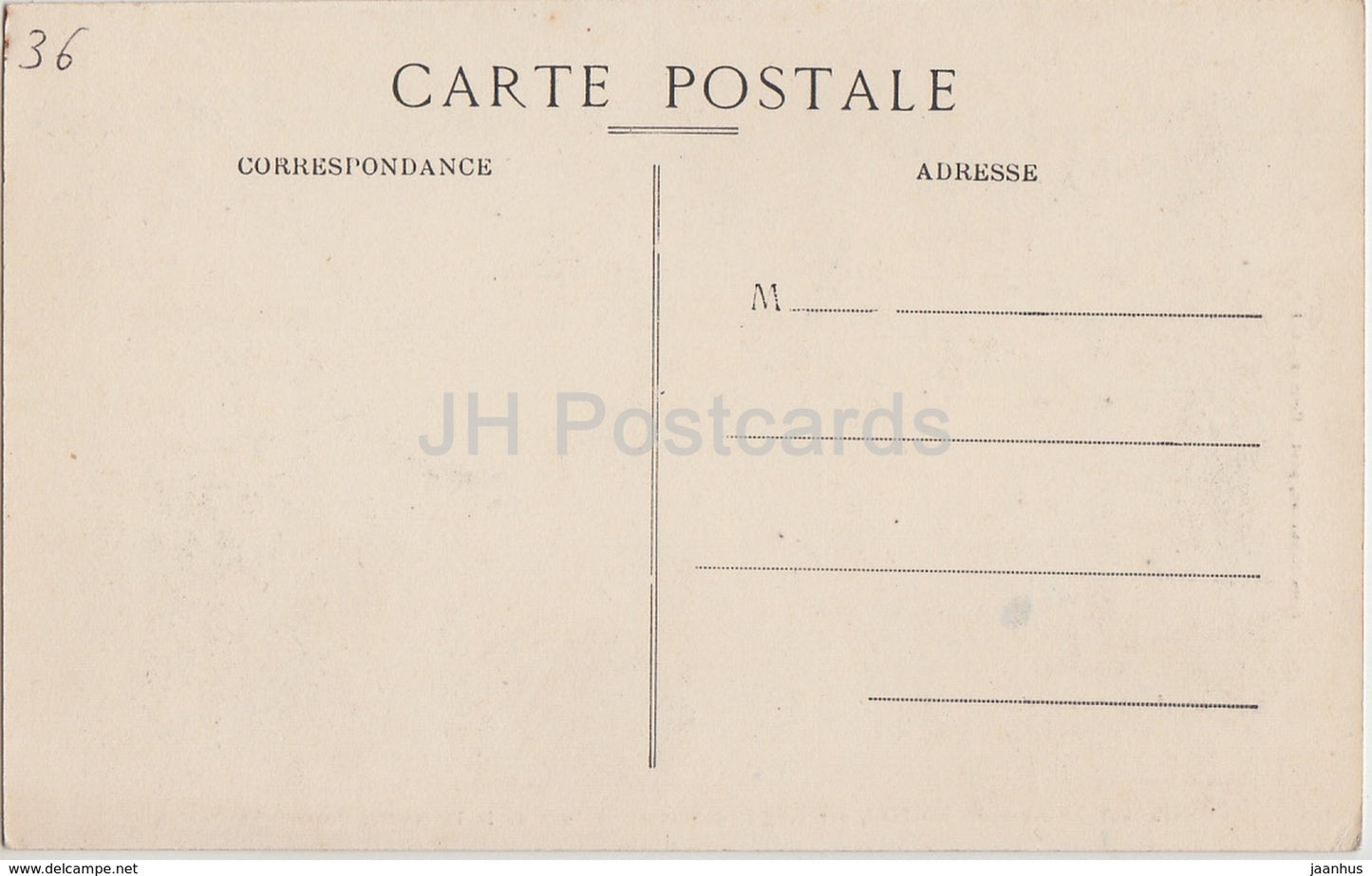 Chateau Guillaume de Poitou - Tour de la Tremolle - castle - old postcard - France - unused