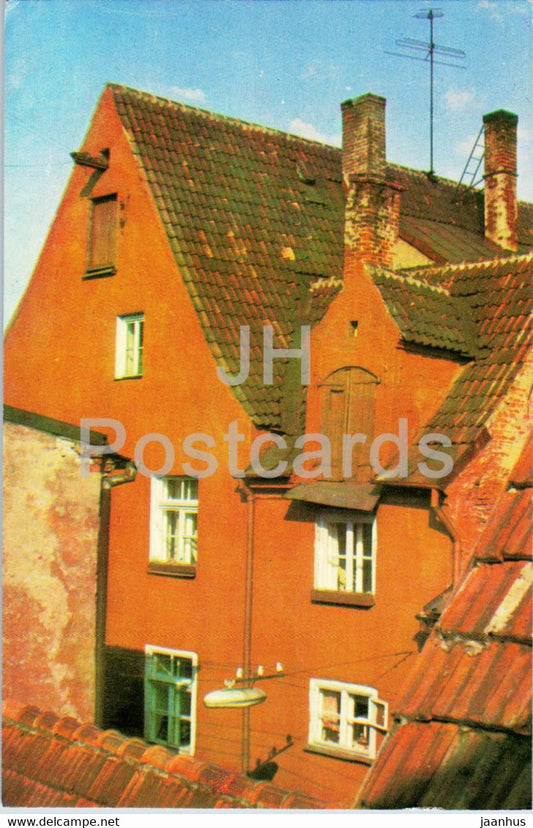 Riga - Old Town - Building in Old Riga - 1976 - Latvia USSR - unused - JH Postcards