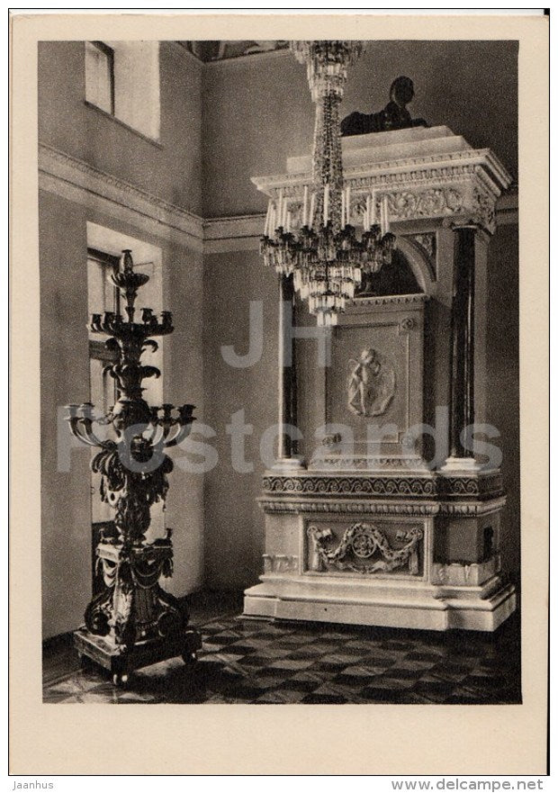 corner of the Concert Hall - Ostankino Palace - 1956 - Russia USSR - unused - JH Postcards