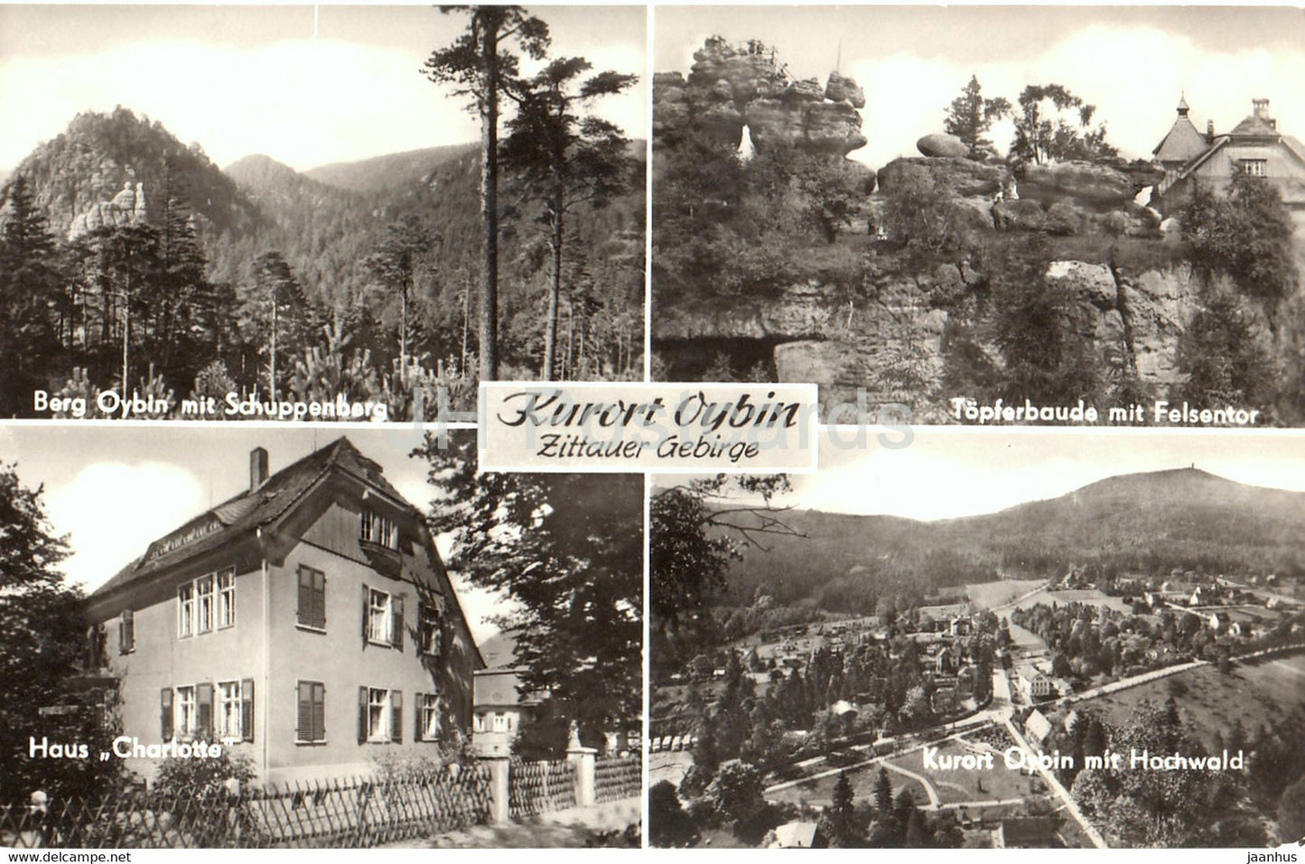 Kurort Oybin - Zittauer Gebirge - Ferienheim VEB Kraftwerke Volkerfreundschaft - Germany DDR - used - JH Postcards