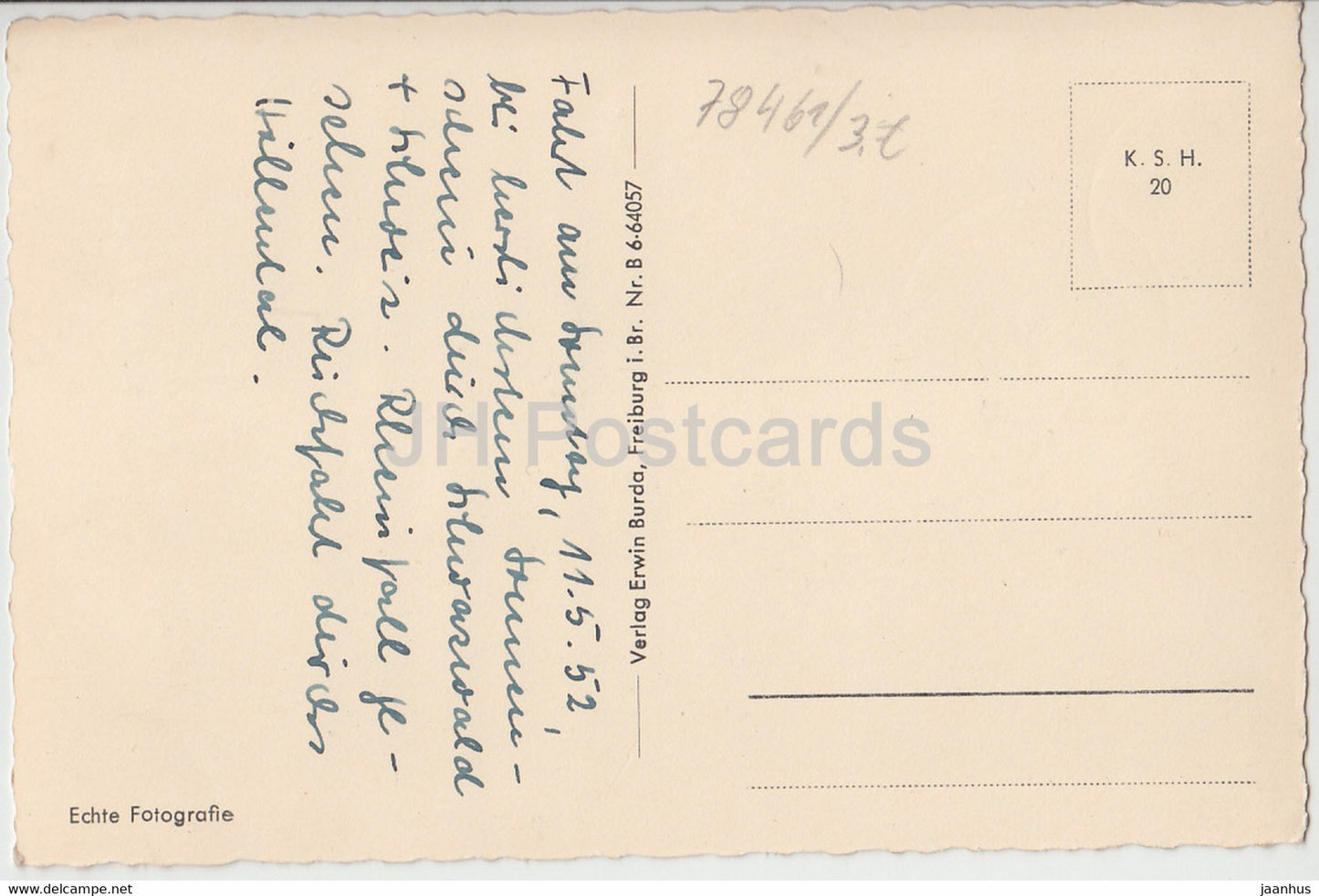 Konstanz - Bodensee - Blick zur Rheinbrücke und nach Petershausen - 64057 - 1952 - Deutschland - gebraucht