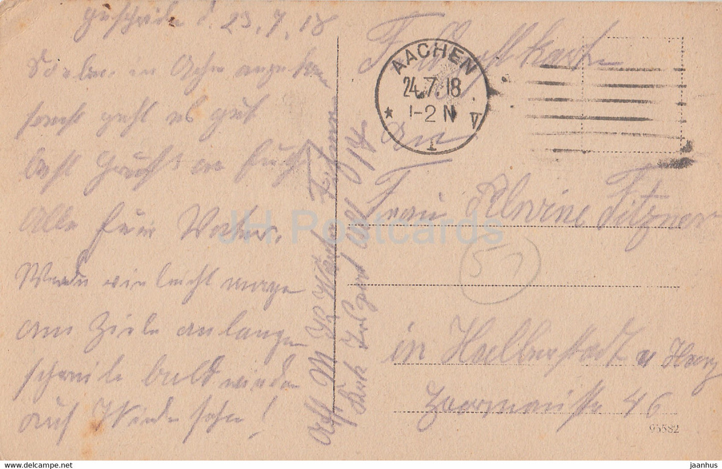 Aachen - Das Neue Kurhaus - old postcard - 1918 - Germany - used