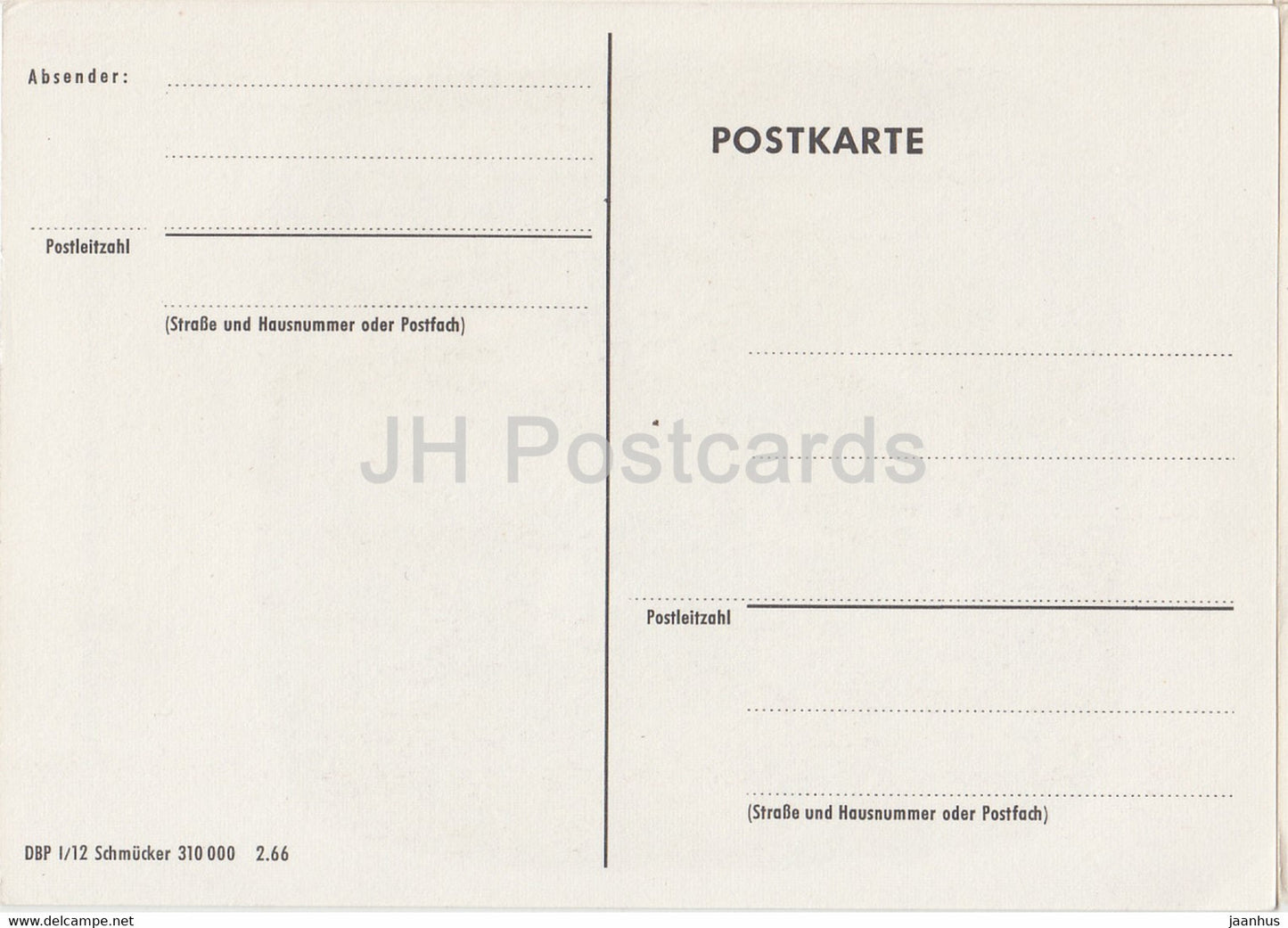Postbeamte und Postillion der Kurhessischen Post - Postmen - Mail Service - Allemagne - inutilisé