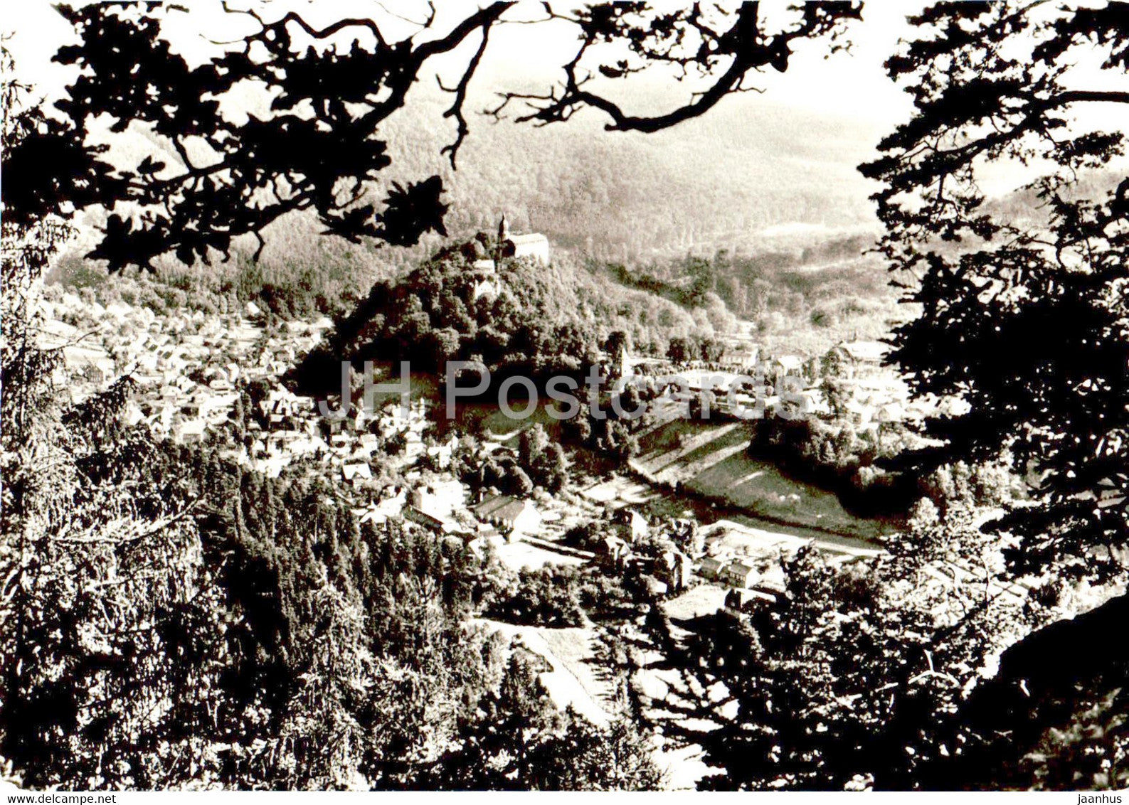 Schwarzburg vom Trippenstein - Germany DDR - unused - JH Postcards