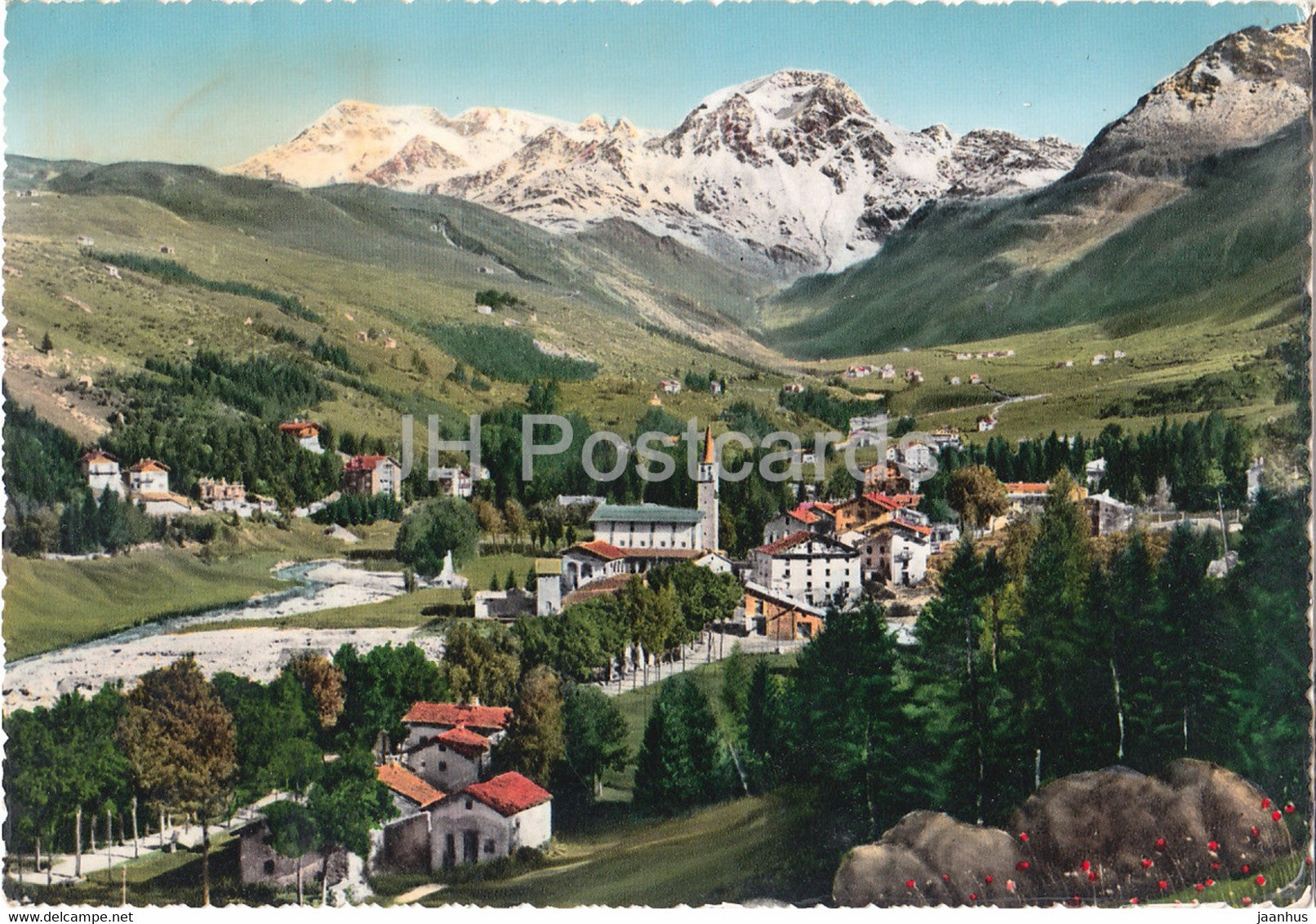 Madesimo - Valle dello Spluga - 1550 m - old postcard - 1954 - Italy - used - JH Postcards