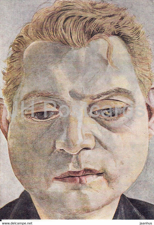 painting by Lucian Freud - Francis Bacon - British art - 1967 - Russia USSR - unused - JH Postcards