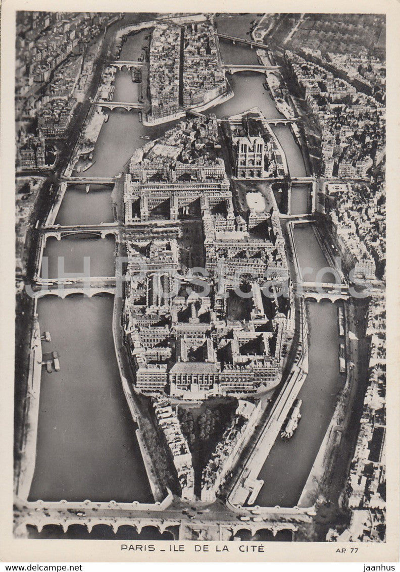 Paris - Ile de la Cite - France - unused - JH Postcards