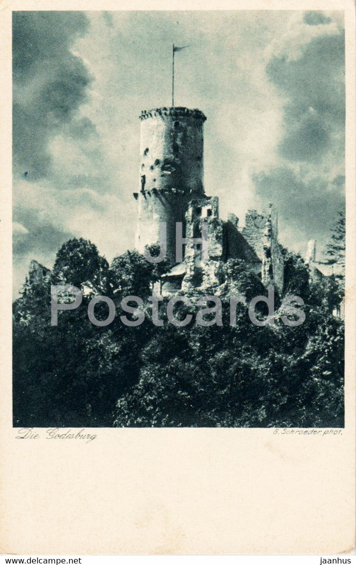 Die Godesburg - 47 - old postcard - Germany - unused - JH Postcards