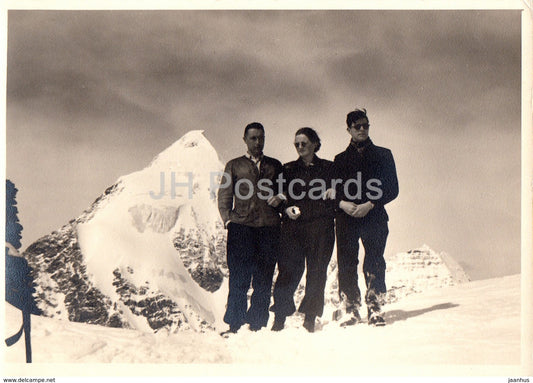 Mountaneers - Mountains - Switzerland - unused - JH Postcards