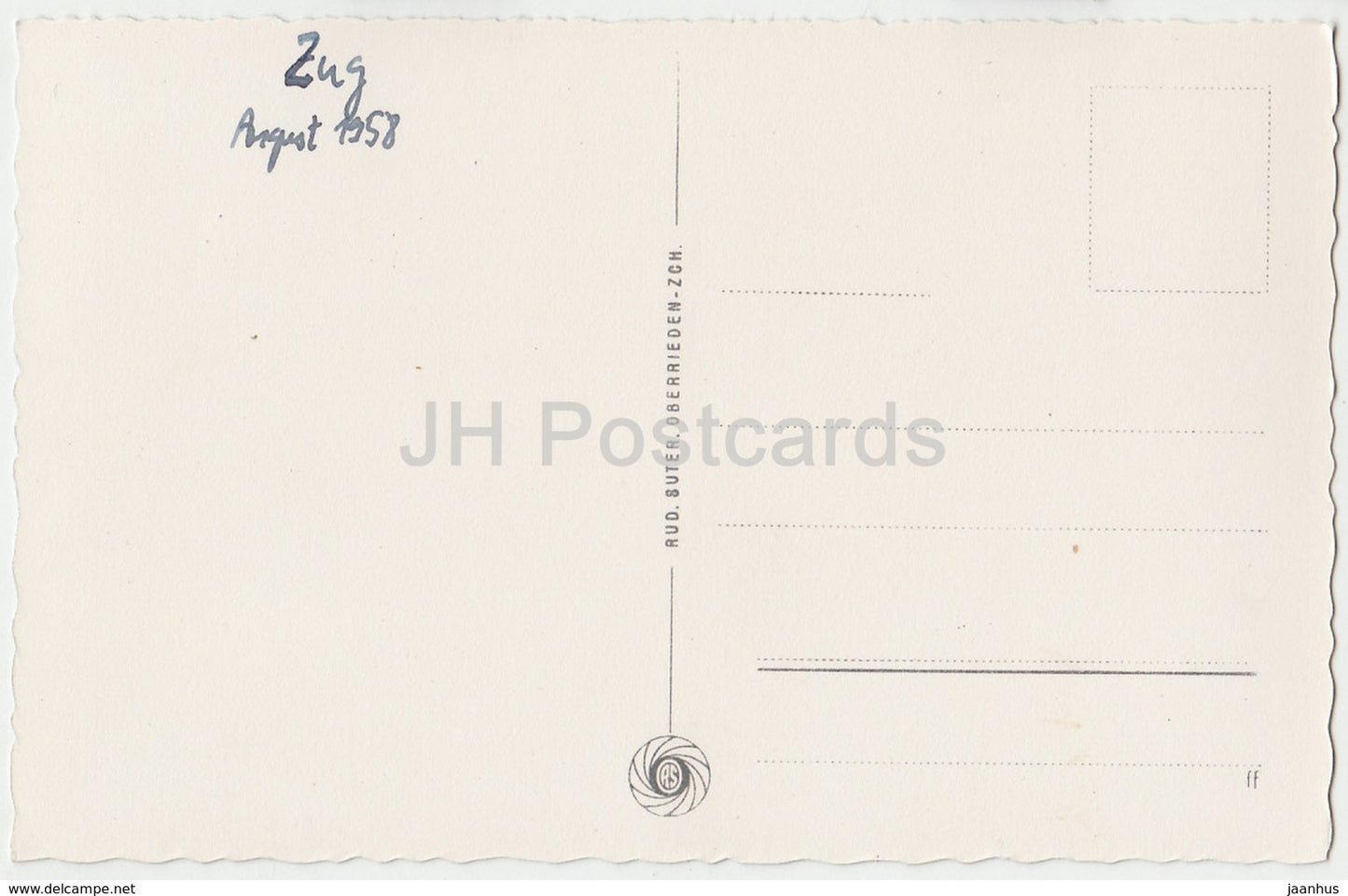 Zug - Rathauskeller - 2125 - Schweiz - 1958 - gebraucht