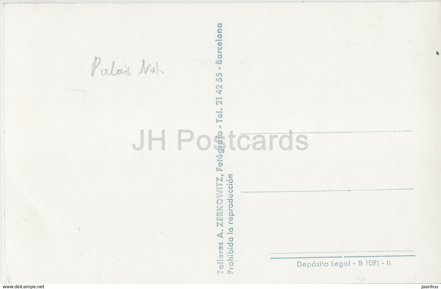 Barcelona - Parque de Montjuich - Palacio Nacional del Arte - 638 - alte Postkarte - Spanien - unbenutzt