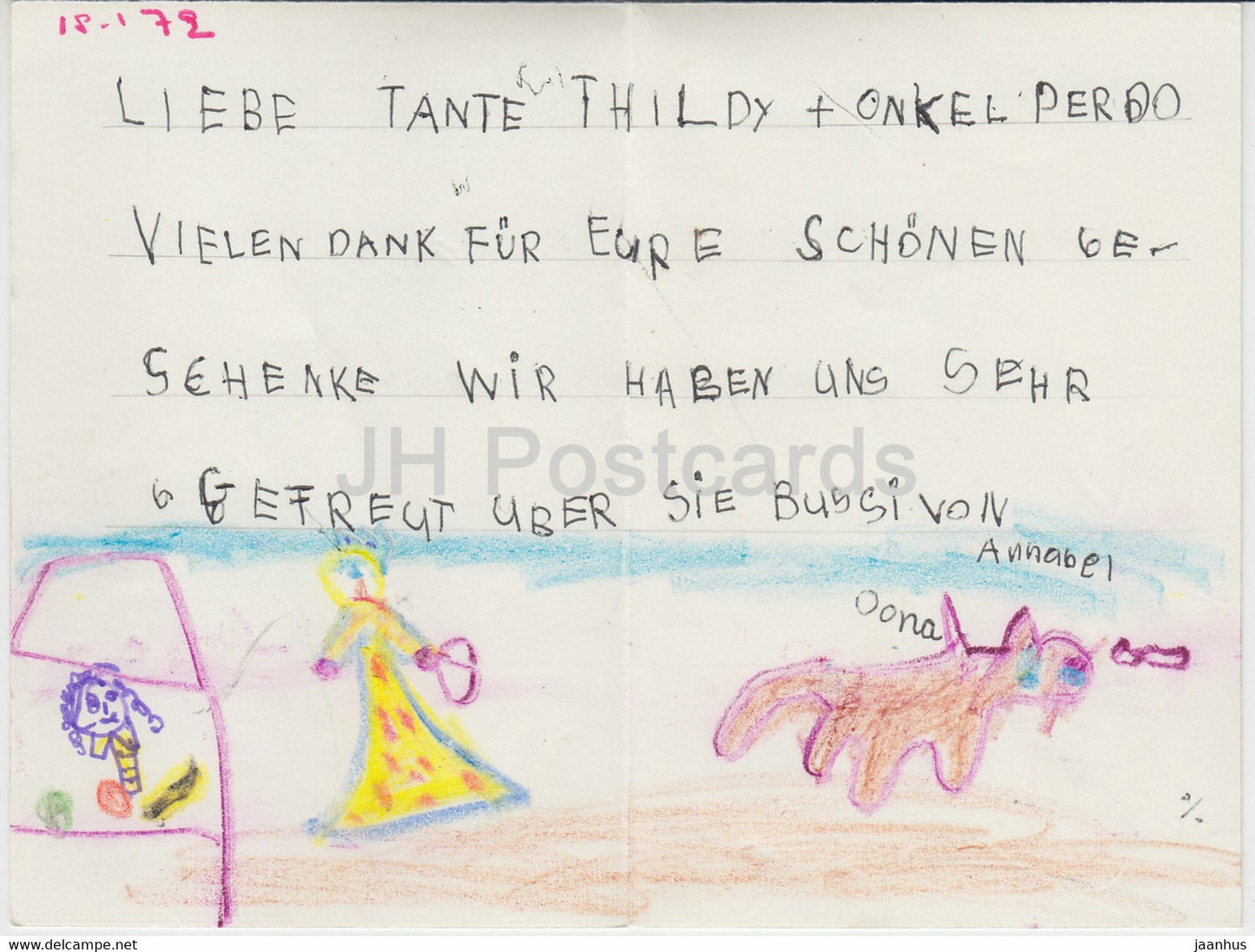 Duck - birds - illustration - John Dickinson - 1972 - United Kingdom - used